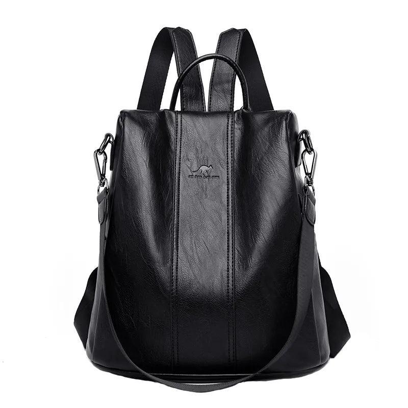 Mochila Feminina Vintage de Couro - Ride Up