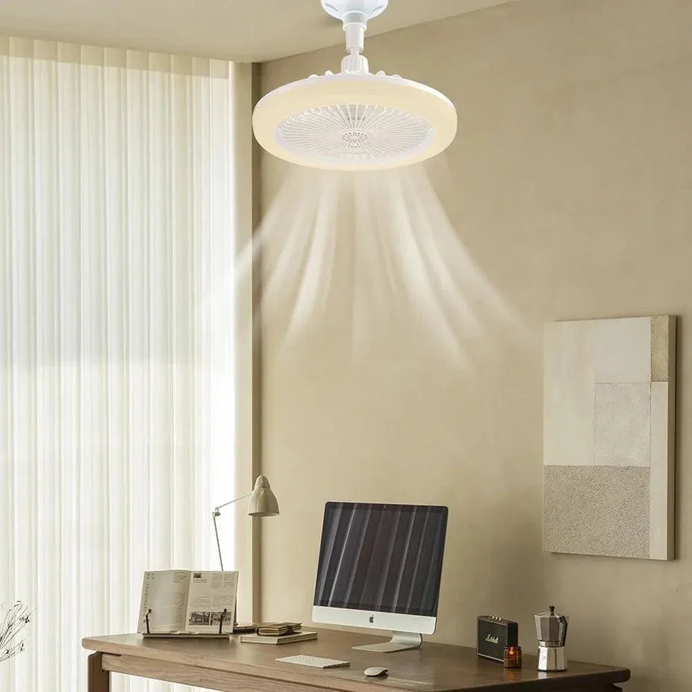 Luminária 2 em 1 LED com Ventilador | FanMaster® + BRINDE GRÁTIS - Ride Up
