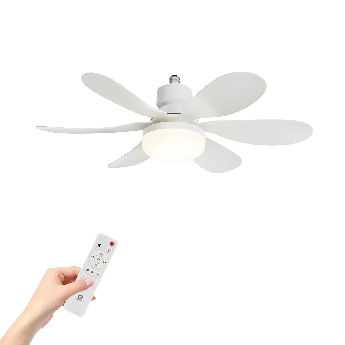 Ventilador de Teto com Lâmpada LED - Potente e Econômico