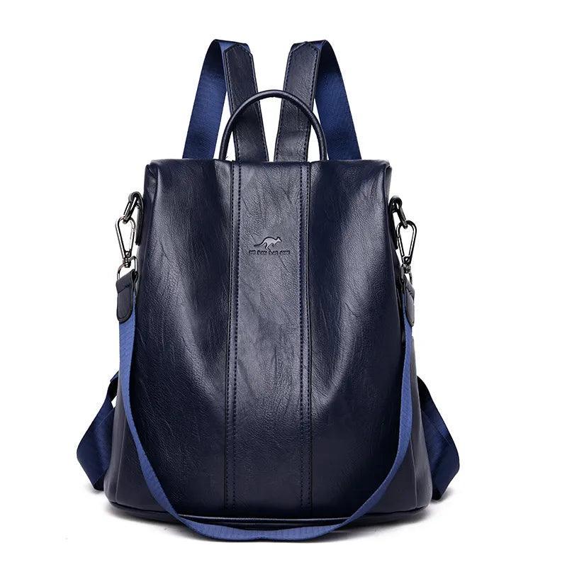 Mochila Feminina Vintage de Couro - Ride Up