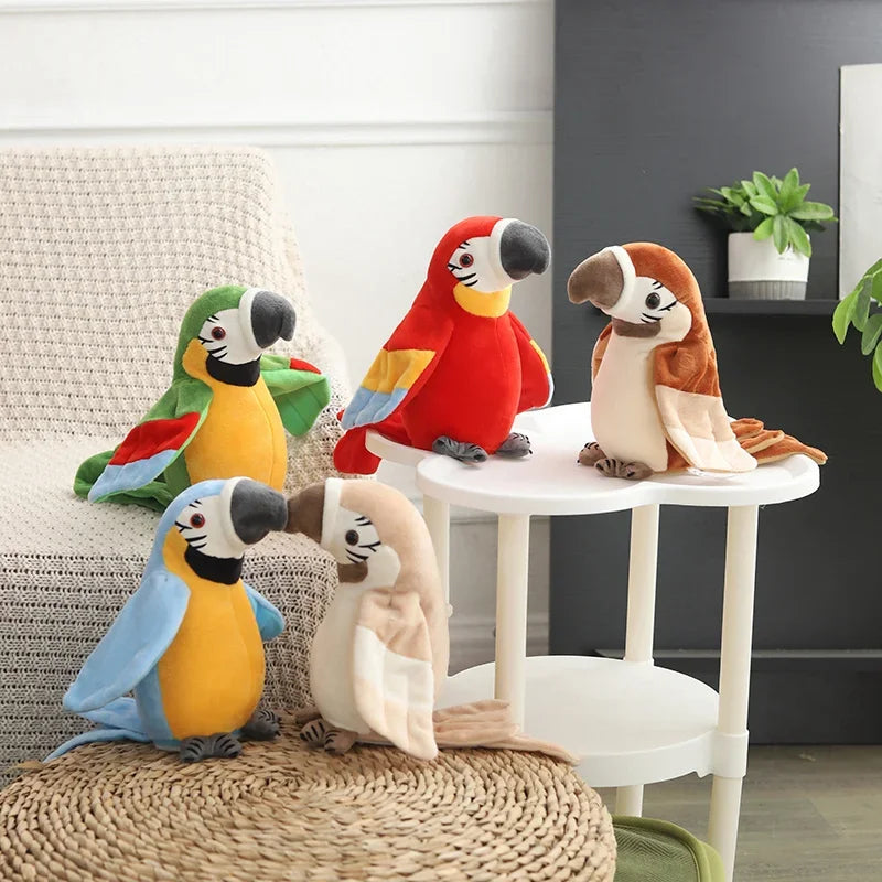 Arara de Pelúcia Interativa