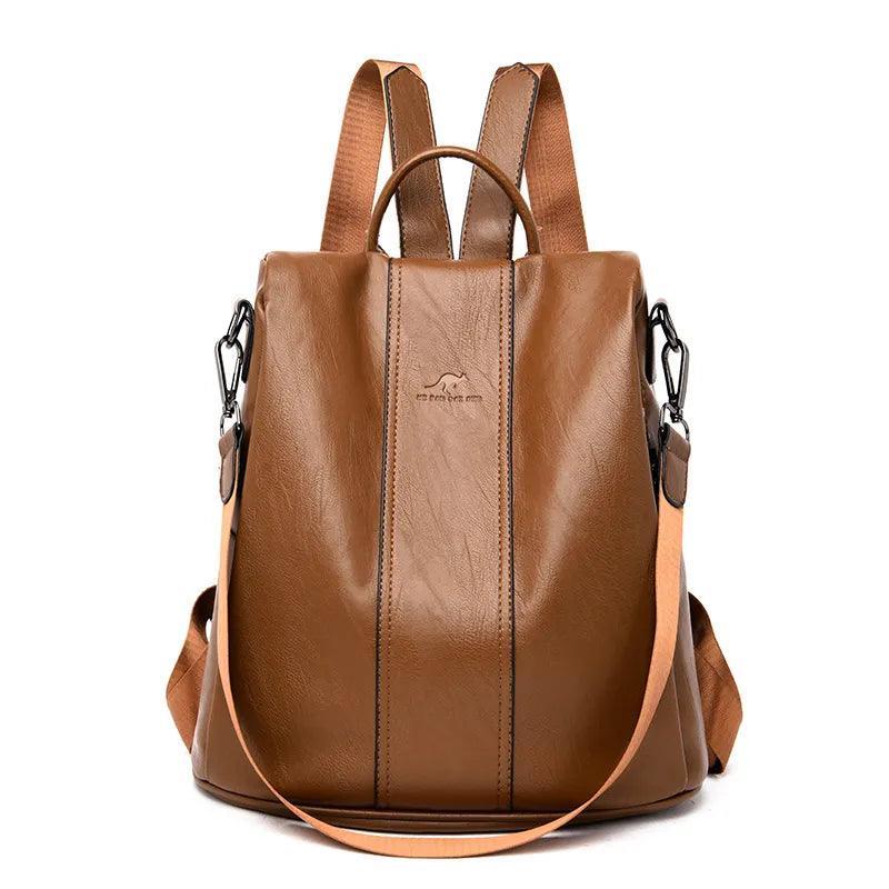 Mochila Feminina Vintage de Couro - Ride Up