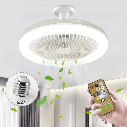 Luminária 2 em 1 LED com Ventilador | FanMaster® + BRINDE GRÁTIS - Ride Up
