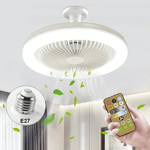 Luminária 2 em 1 LED com Ventilador | FanMaster® + BRINDE GRÁTIS - Ride Up