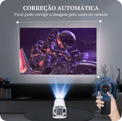 Projetor Portátil 4K Wifi - Ride Up