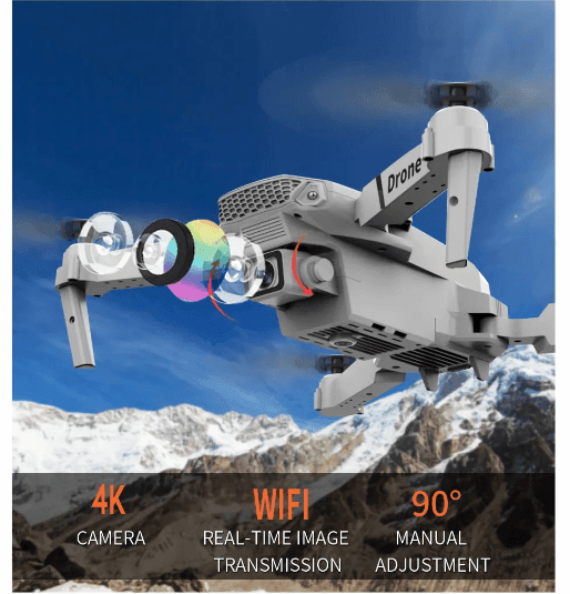Drone Profissional Up88 4K - Ultra Angular - Ride Up