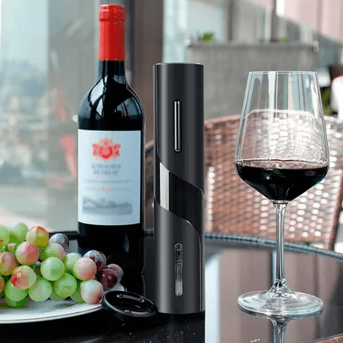 Kit Abridor de Vinho Elétrico Profissional com 5 BRINDES - Ride Up