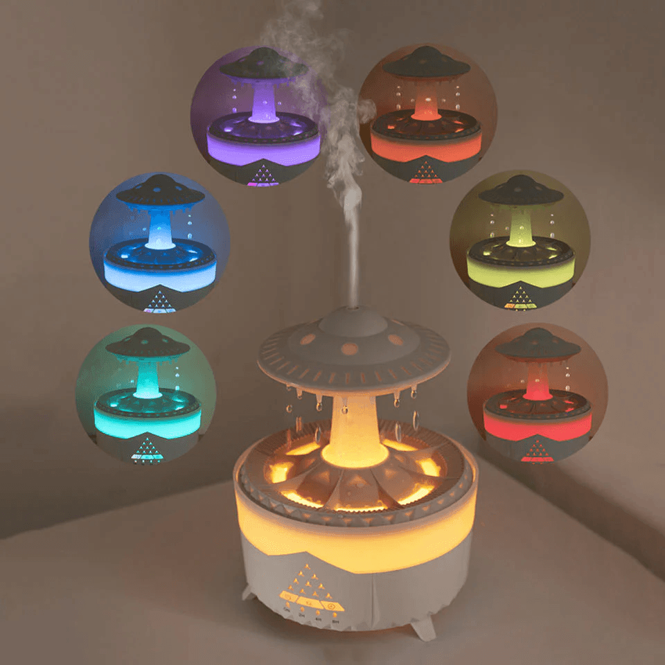 Umidificador Led Estilo Chuva VaporUp - Ride Up