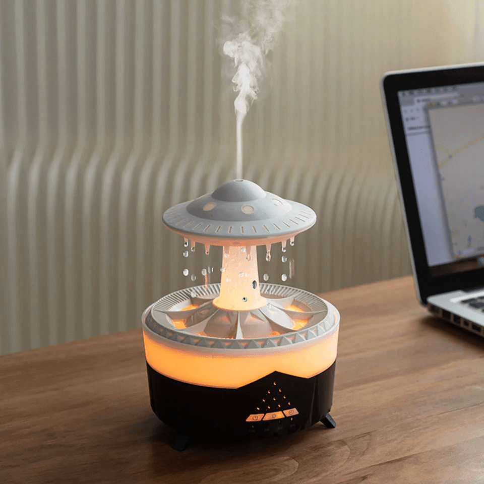 Umidificador Led Estilo Chuva VaporUp - Ride Up
