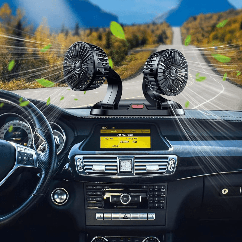 Ventilador Duplo para Carros AirDuo - Ride Up