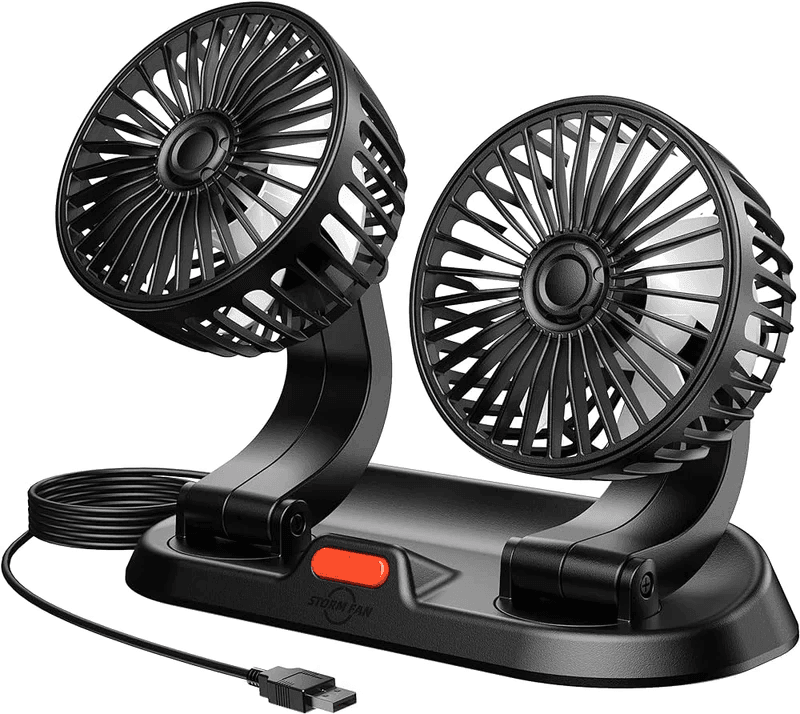 Ventilador Duplo para Carros AirDuo - Ride Up