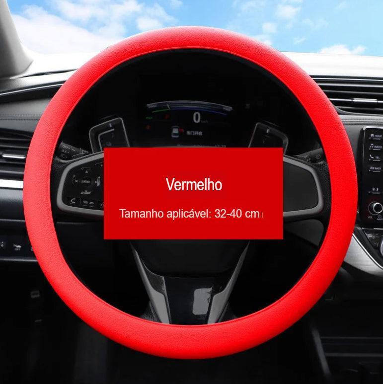 Capa de Volante Antiderrapante de Silicone Premium - Ride Up