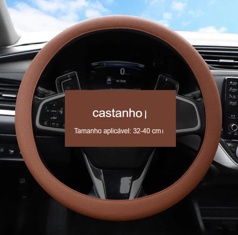 Capa de Volante Antiderrapante de Silicone Premium - Ride Up