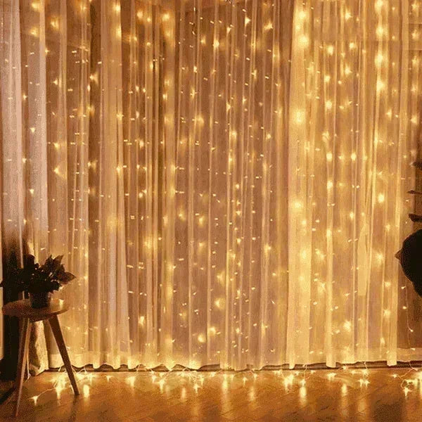 Cortina de Led com 300 Luzes Para o Natal - PROMOÇÃO DE LANÇAMENTO - Ride Up