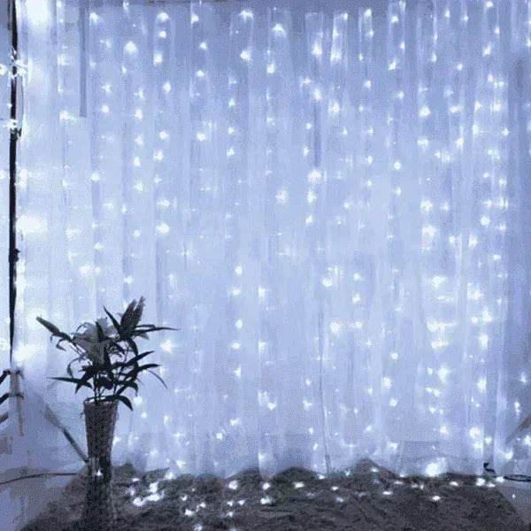 Cortina de Led com 300 Luzes Para o Natal - PROMOÇÃO DE LANÇAMENTO - Ride Up