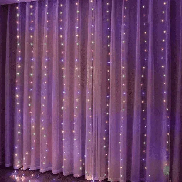 Cortina de Led com 300 Luzes Para o Natal - PROMOÇÃO DE LANÇAMENTO - Ride Up