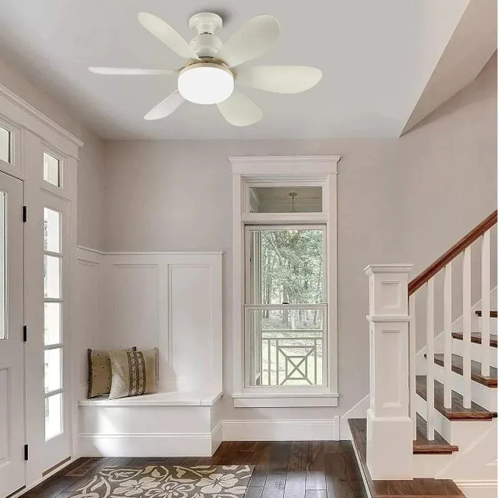 Ventilador de Teto com Lâmpada LED - Potente e Econômico