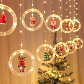 Cortina de Luzes de Led Decorativas Para o Natal - Ride Up 