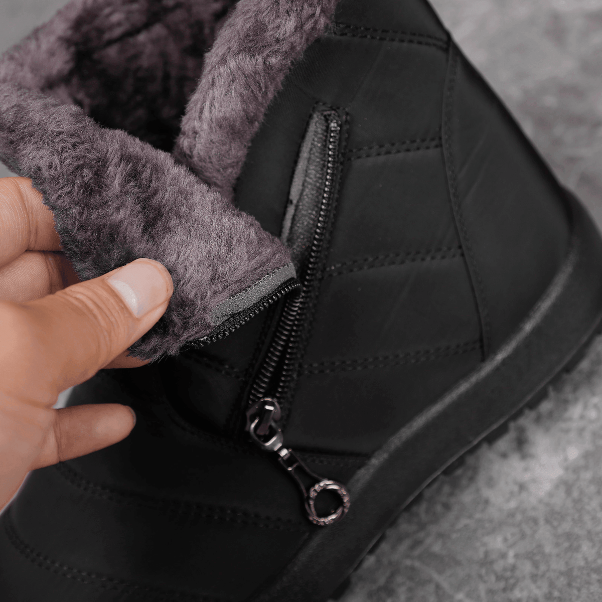 Bota de Inverno RideConfort® Peluciada e Impermeável - Ride Up 