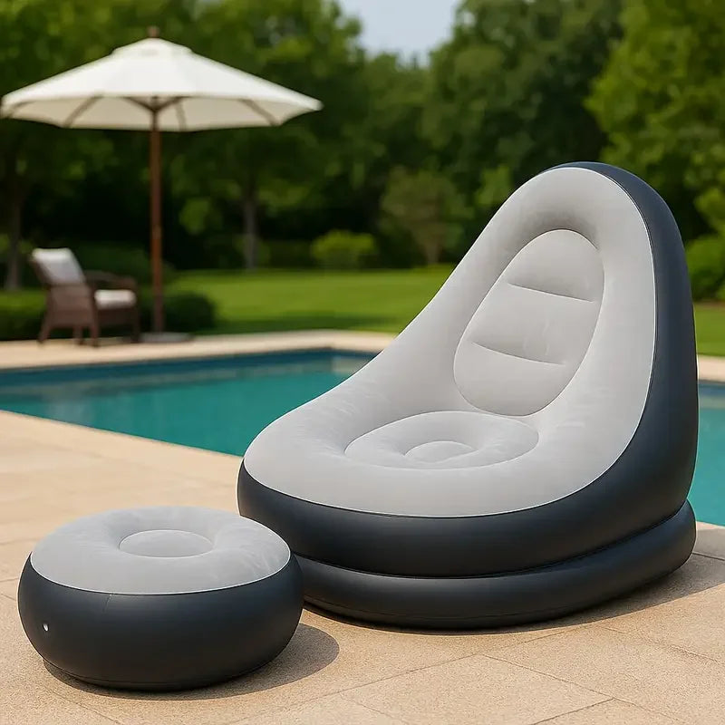 Sofá Poltrona Inflável Impermeável – Conforto em Qualquer Lugar