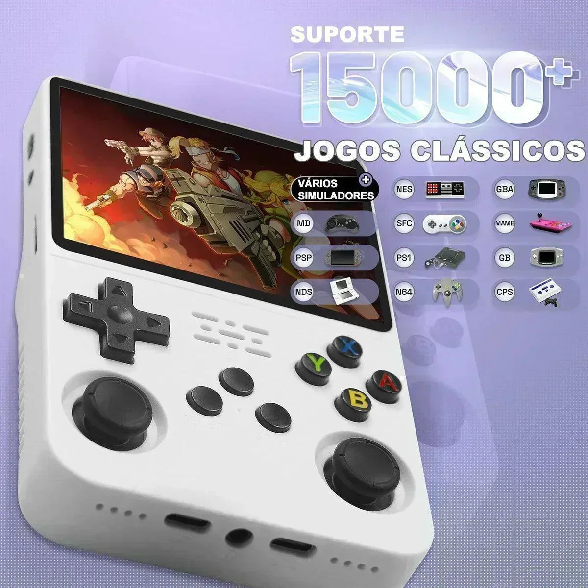 Mini Vídeo Game Portátil R36s 15.000 JOGOS! - Ride Up 
