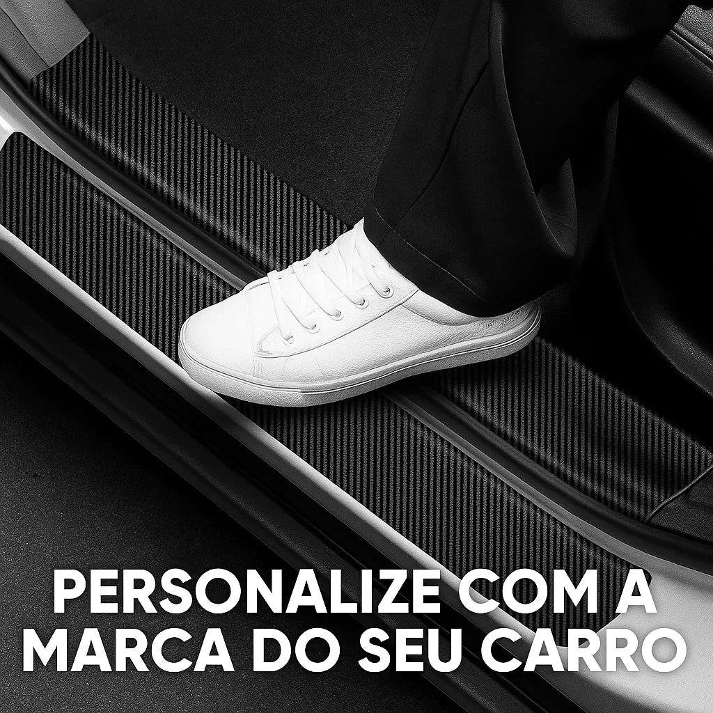 Protetor de Soleira Personalizado Para Carro RideCarbon®