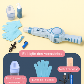 Varinha Mágica de Bolha de Sabão com Fumaça