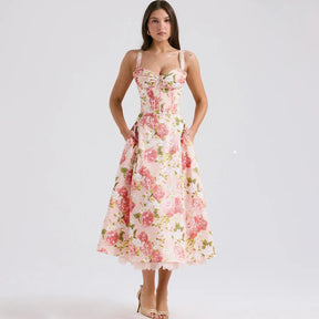 Vestido Midi Summer Floral - Ride Up 