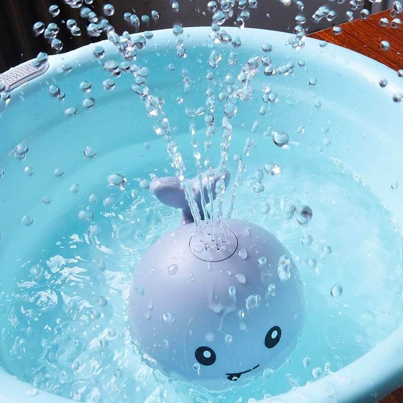 Brinquedo De Banho Baleia que Esguicha Água BubaUp®