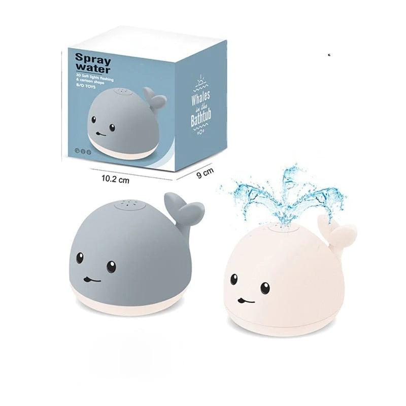 Brinquedo De Banho Baleia que Esguicha Água BubaUp®