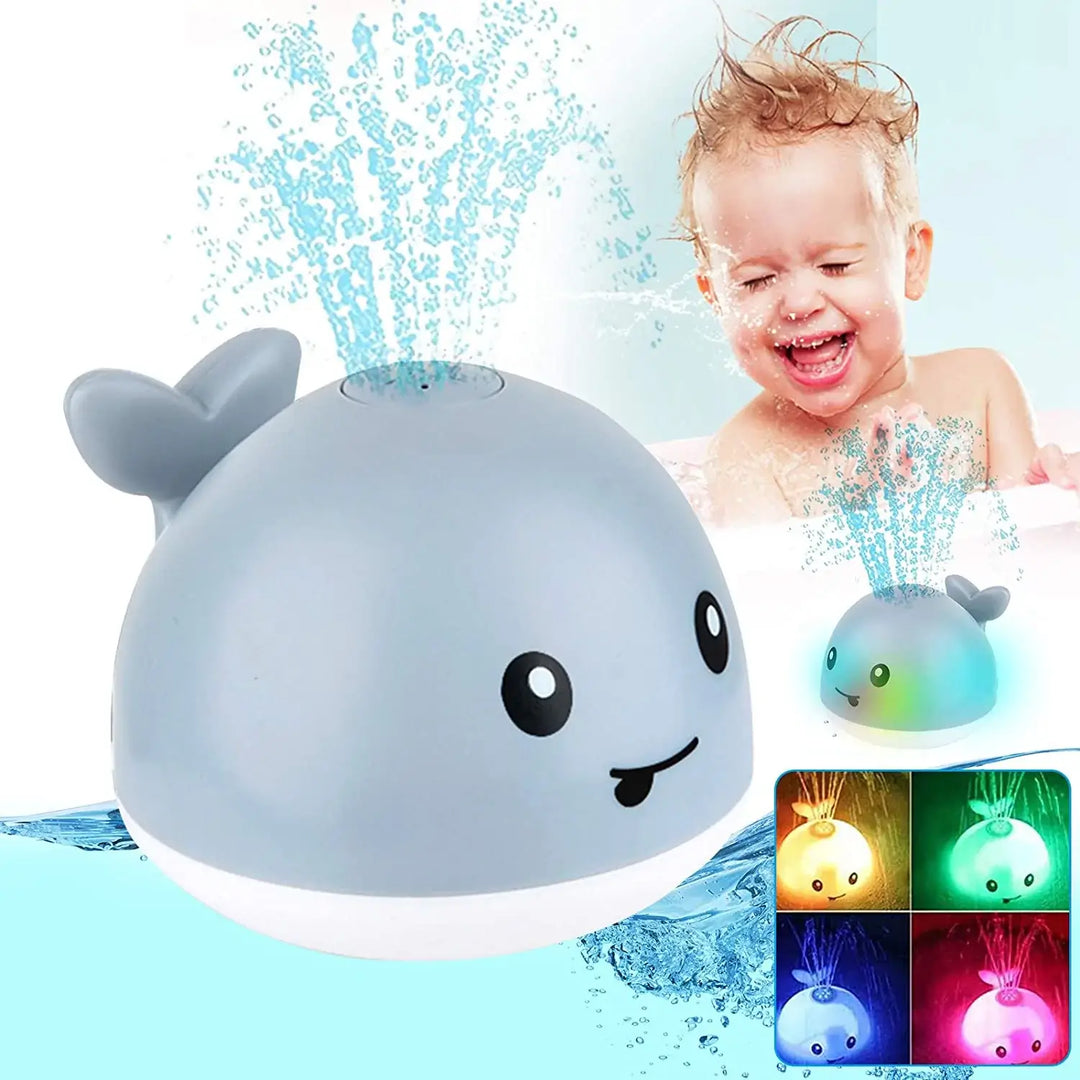 Brinquedo De Banho Baleia que Esguicha Água BubaUp®