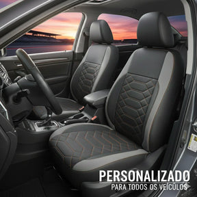 Kit Capa de Banco Automotivo de Couro Premium