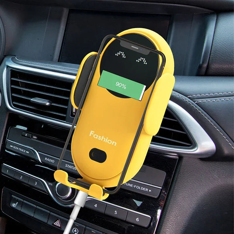 Suporte de Celular com Carregador por Indução RoboUp® Automotivo