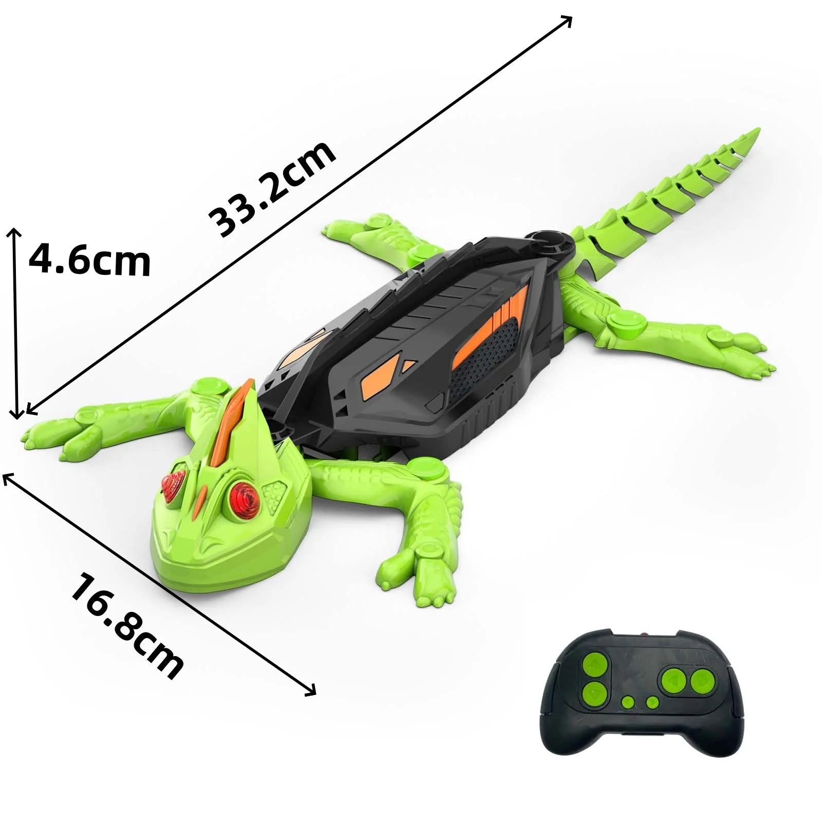 Brinquedo Robô Lagarto Elétrico Que Escala Paredes