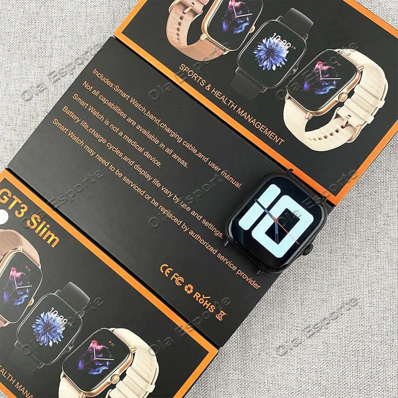 SmartWatch GT3 Feminino Series 8 + PULSEIRA BRINDE - Ride Up 