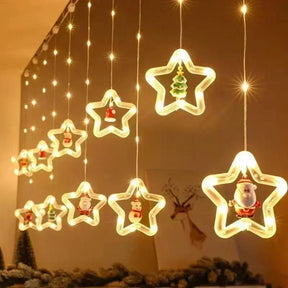 Cortina de Luzes de Led Decorativas Para o Natal - Ride Up 