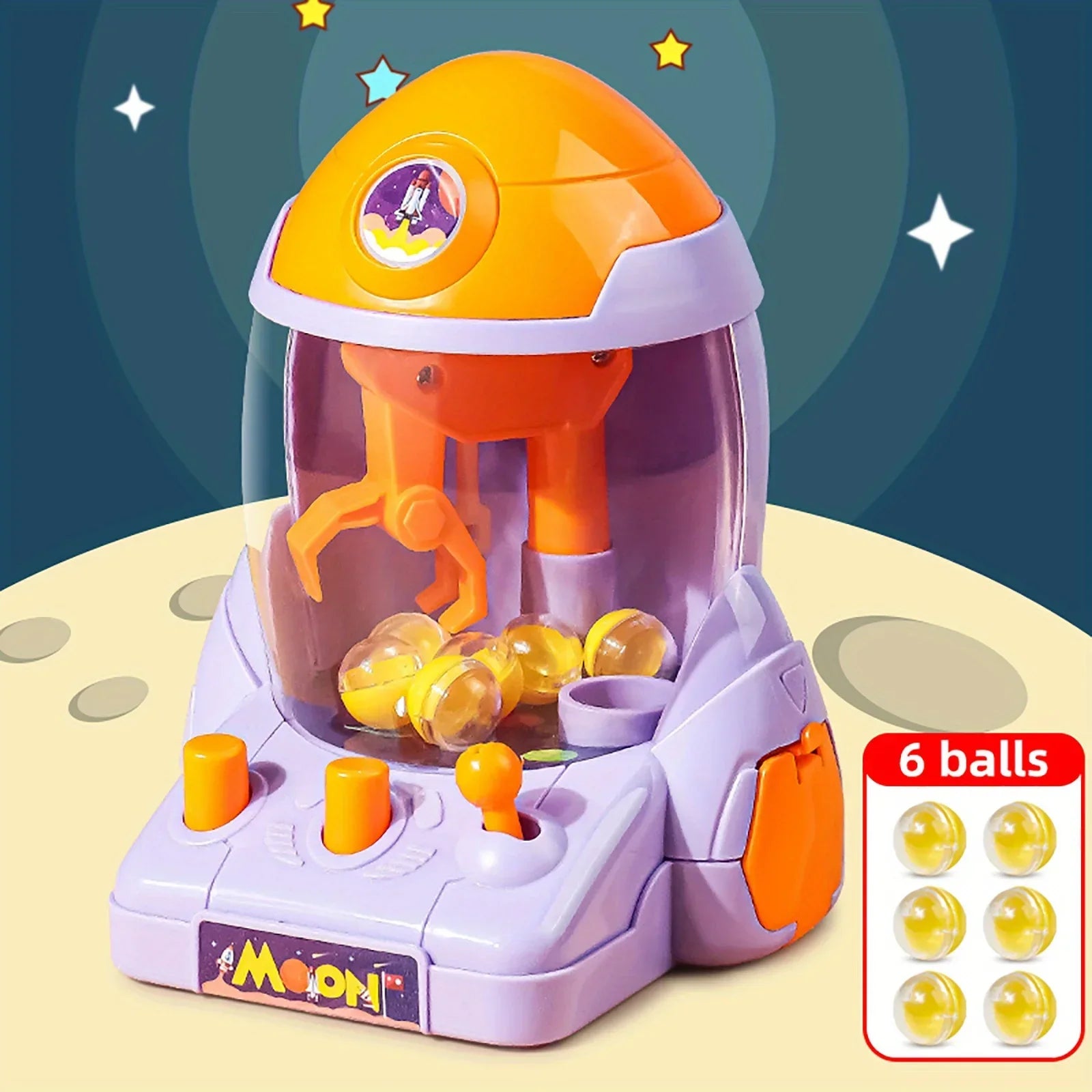 Mini Máquina de Pegar Bolinhas FogueteBall