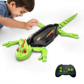 Brinquedo Robô Lagarto Elétrico Que Escala Paredes