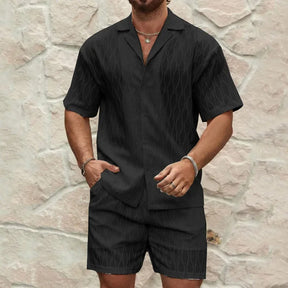 Conjunto de Verão Masculino de Linho