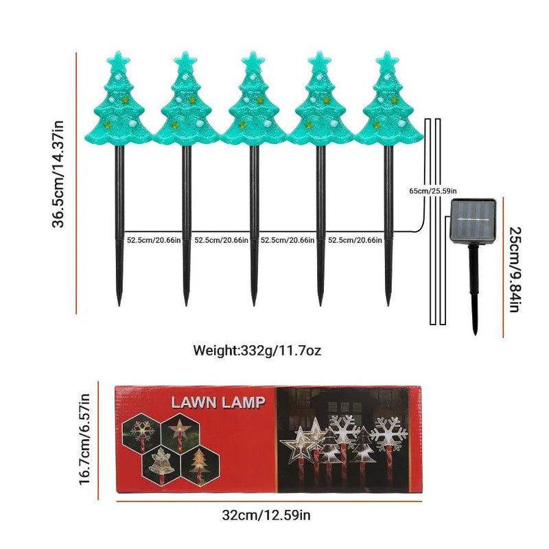 Luzes Decorativas Solares Para o Natal - JardimChristmas®️