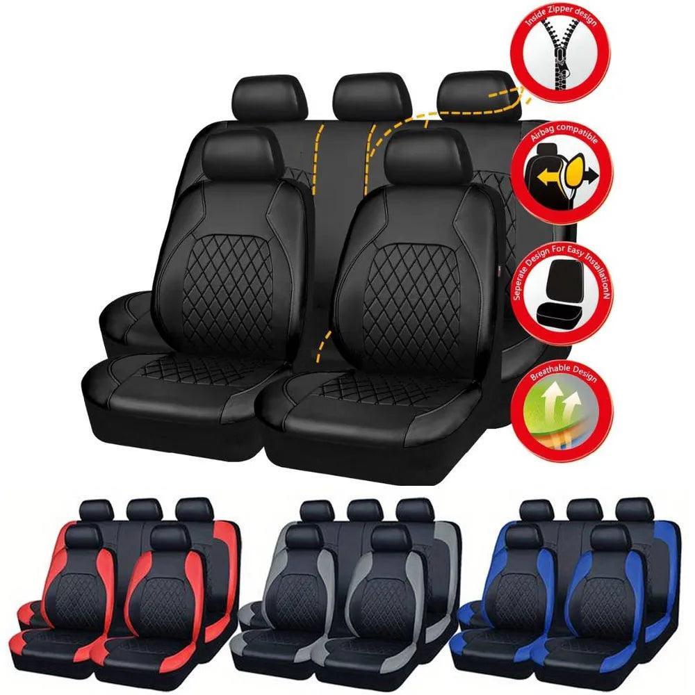 Kit Capas de Banco Automotivos de Luxo Premium - Ride Up 