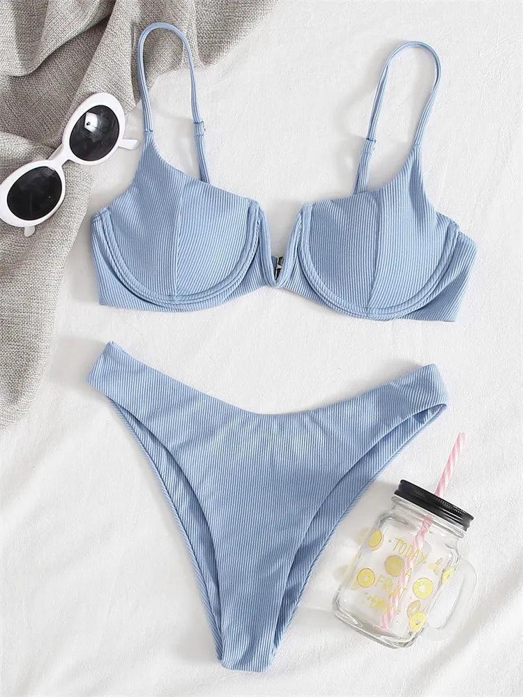Conjunto Biquini em V PushUp® - Ride Up 
