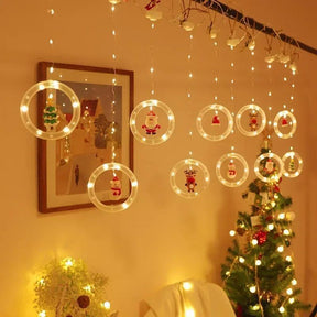 Cortina de Luzes de Led Decorativas Para o Natal - Ride Up 