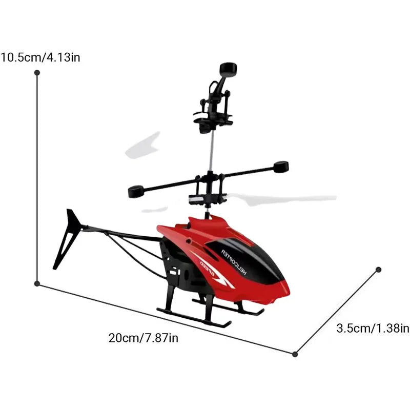 Helicóptero de Controle Remoto Com Sensor
