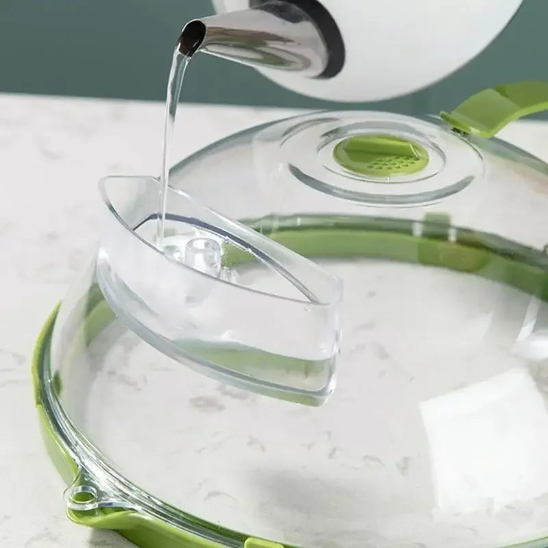 Tampa De Micro-Ondas Anti Respingo e Sujeira Para Alimentos