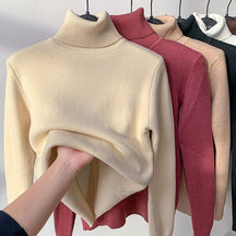Suéter de Pelúcia Feminino Gola Alta® Conforto e Estilo - Ride Up 