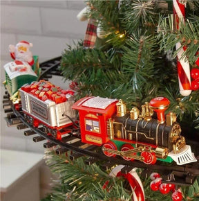 Trem Natalino Elétrico para Árvore de Natal - Ride Up 