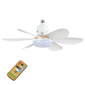 Ventilador de Teto com Lâmpada LED - Potente e Econômico