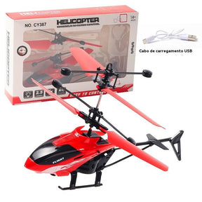 Helicóptero de Controle Remoto Com Sensor