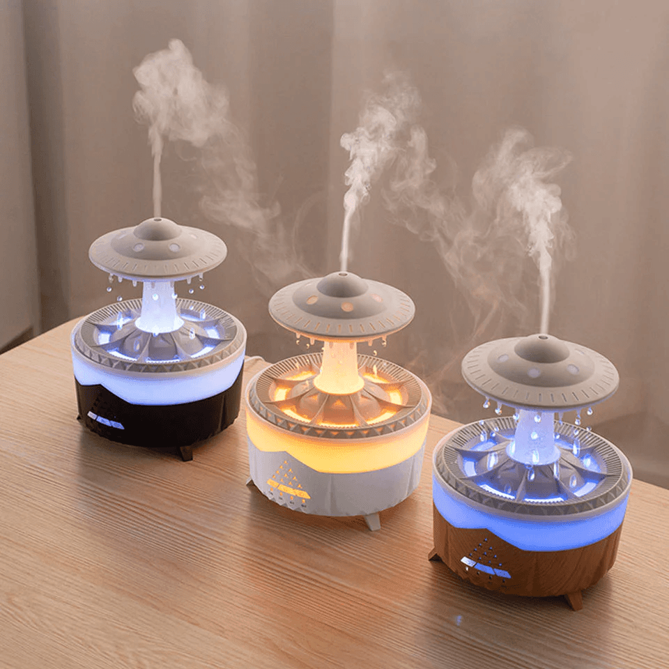 Umidificador Led Estilo Chuva VaporUp - Ride Up 